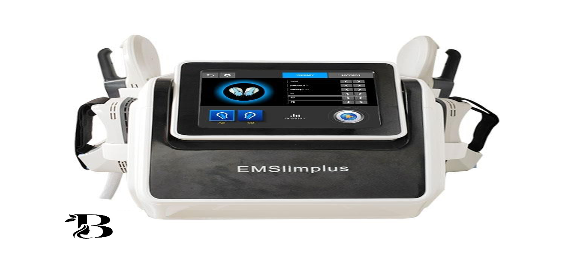 BL-613 y 614  Portátil EMSlim 4 cabezales para músculos